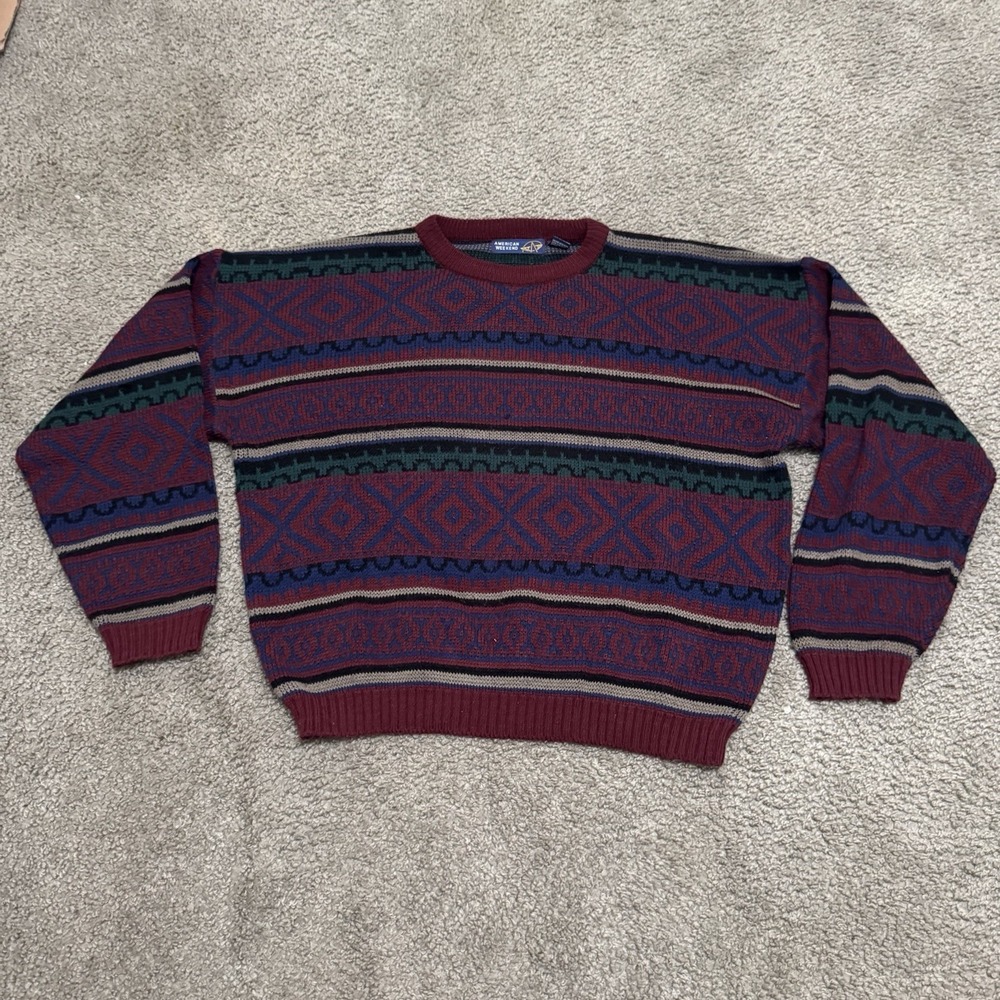 American Weekend Knit Pullover Sweater - Size XL
